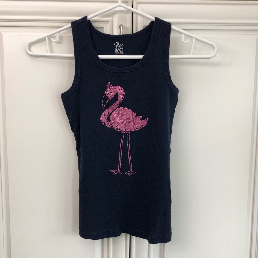 😎Place Girls flamingo tank top